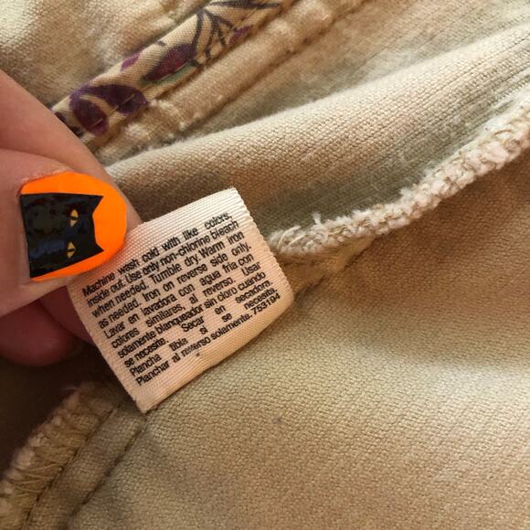 Vintage Y2K Tan Corduroy Blazer Jacket 98% Cotton Soft Tailored Fit 2000s - Picture 8 of 10